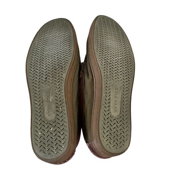 Cole Haan Men’s Nantucket Penny Loafer Size 9 Green Canvas Slip On Shoes - Picture 9 of 10